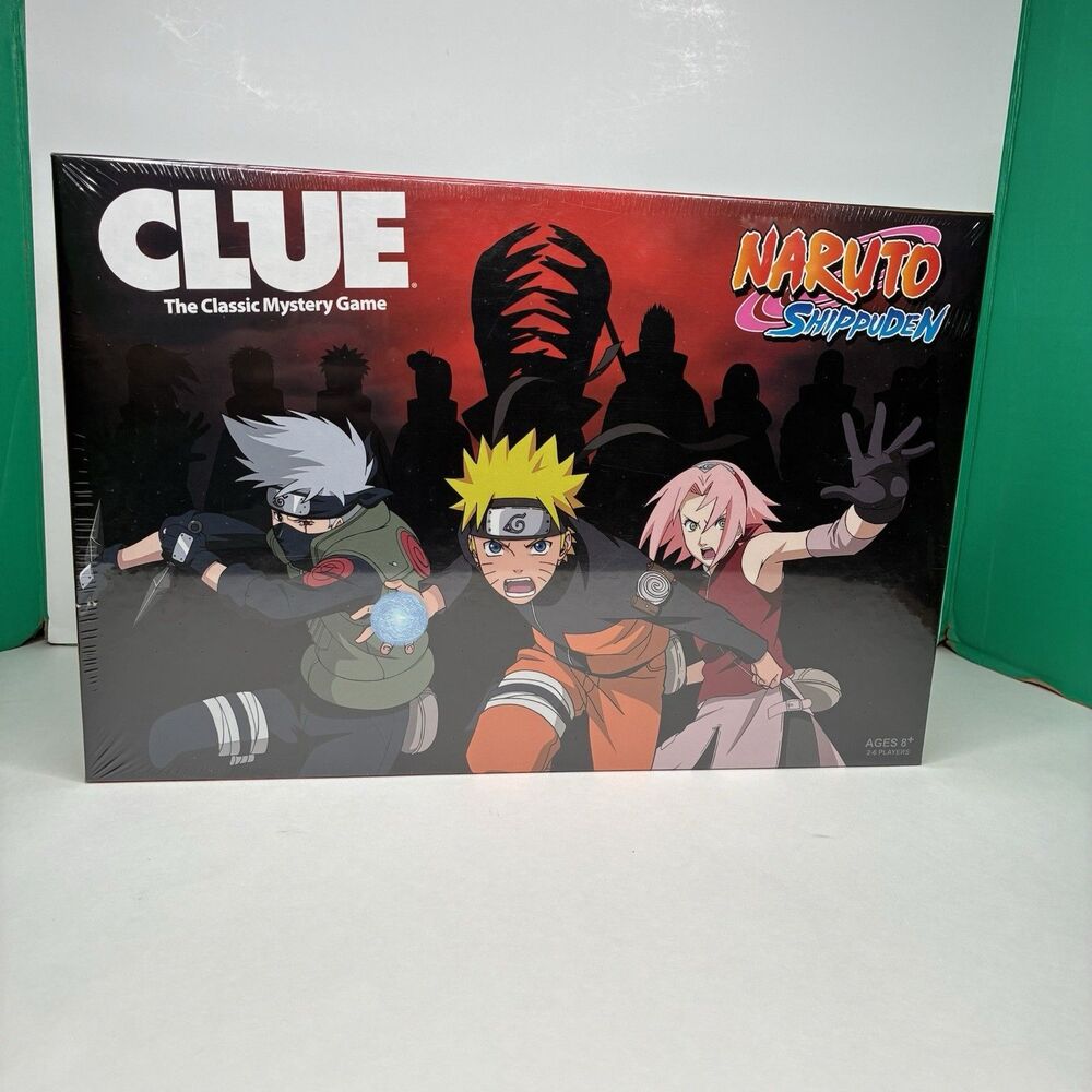 Clue Naruto Shippuden Board Game USAopoly New Sealed